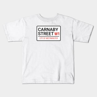 Carnaby Street W1 London Kids T-Shirt